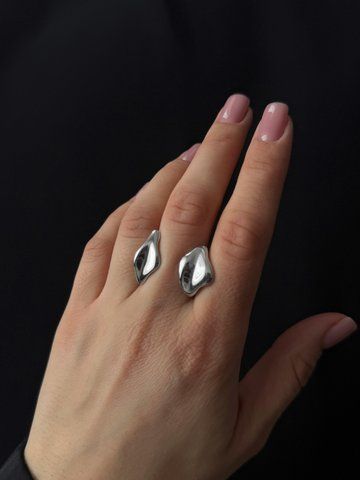 Каблучка Molten Ring S330 фото